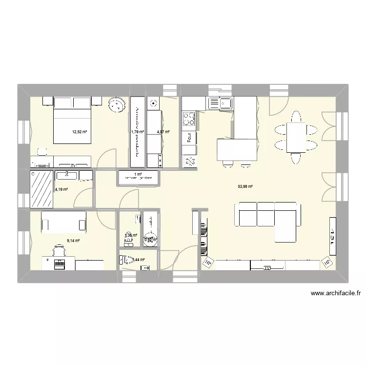 lot15fev26. Plan de 10  et 90 m²