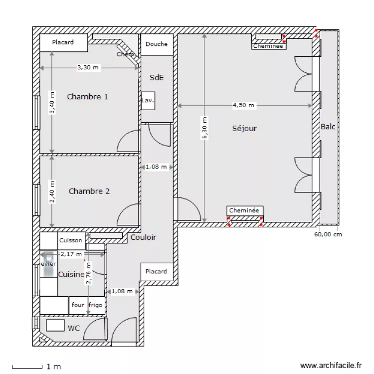 T3/T4 Victor Hugo (svg). Plan de 