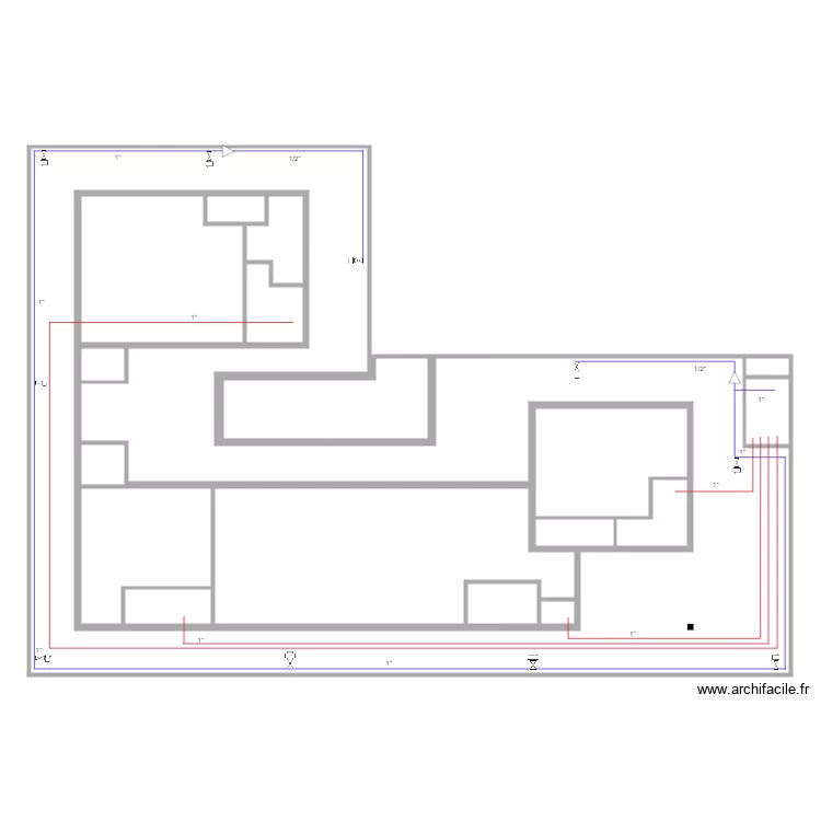 water supply network rev0. Plan de 