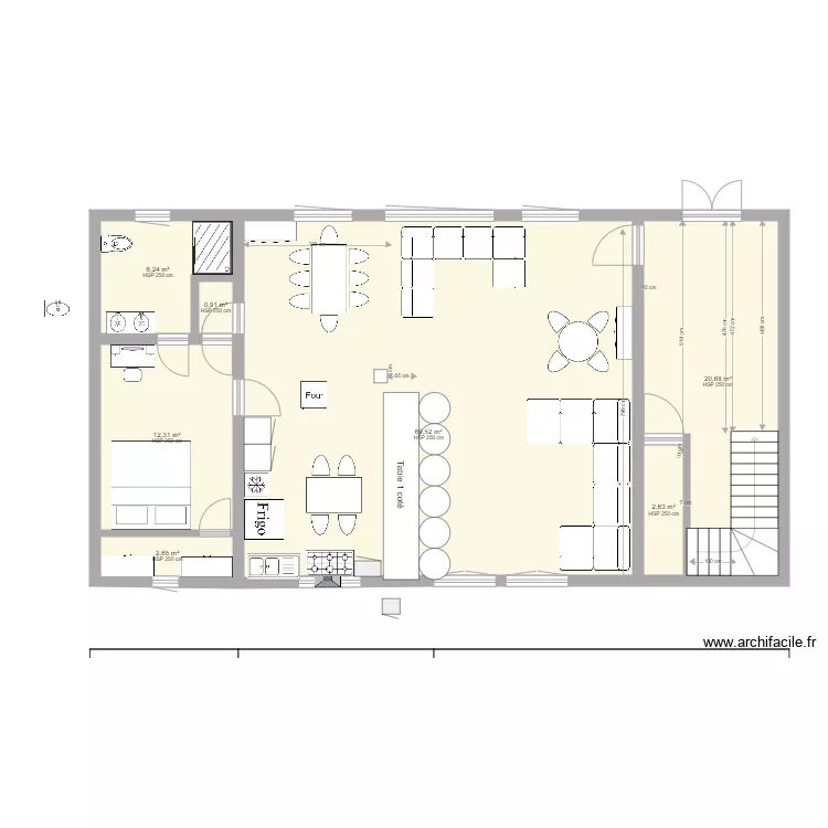 RDC LABARRE meuble decembre. Plan de 