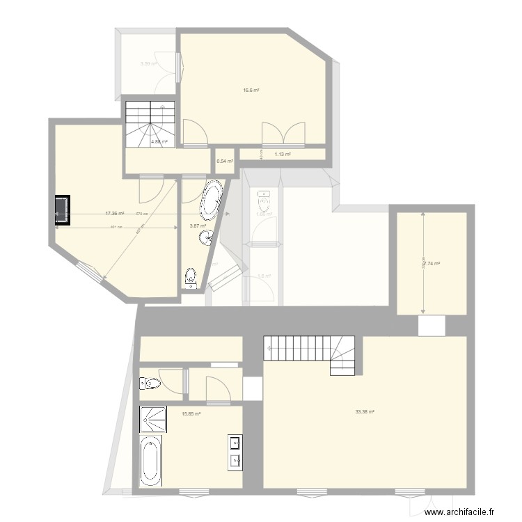 PROJET SALAISON. Plan de 0 pièce et 0 m2