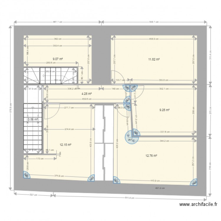 RDC ET ETAGE. Plan de 0 pièce et 0 m2