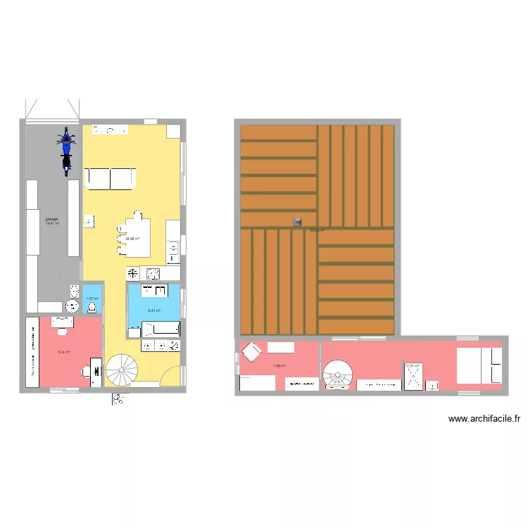 maison container. Plan de 
