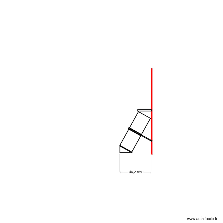 Plan presentoir libraire V1. Plan de 