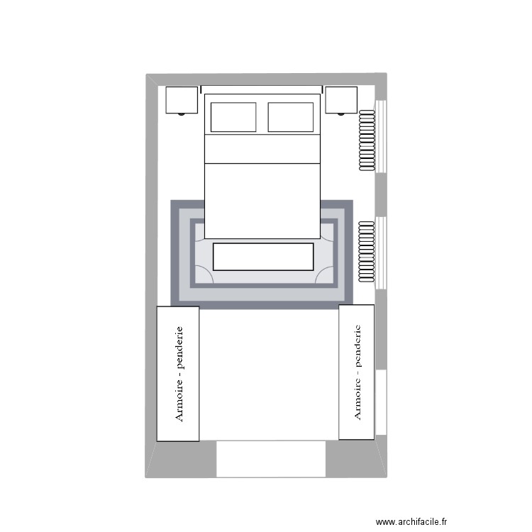 Pynes - bedroom 1 V 2 placard 187. Plan de 0 pièce et 0 m2