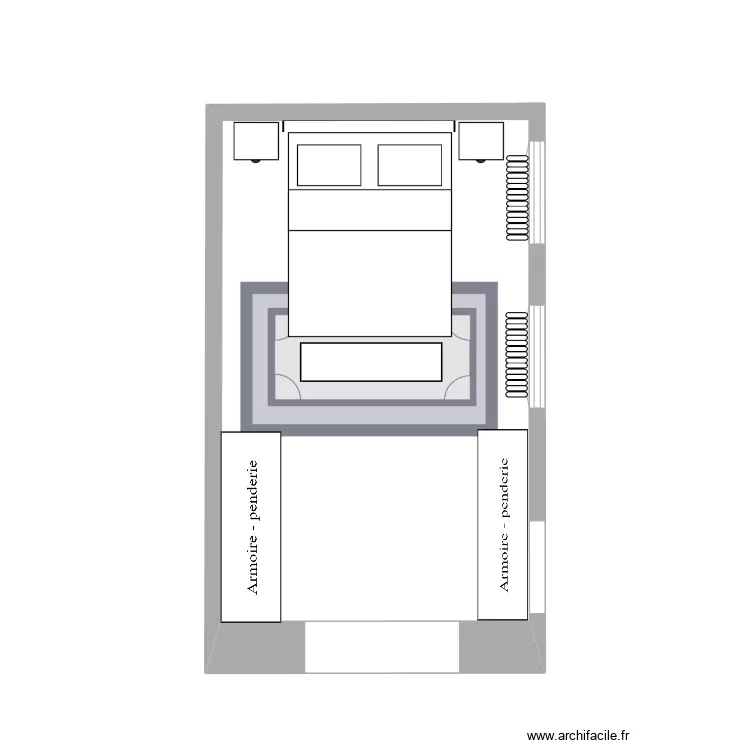 Pynes - bedroom 1 V 2 placard 187. Plan de 