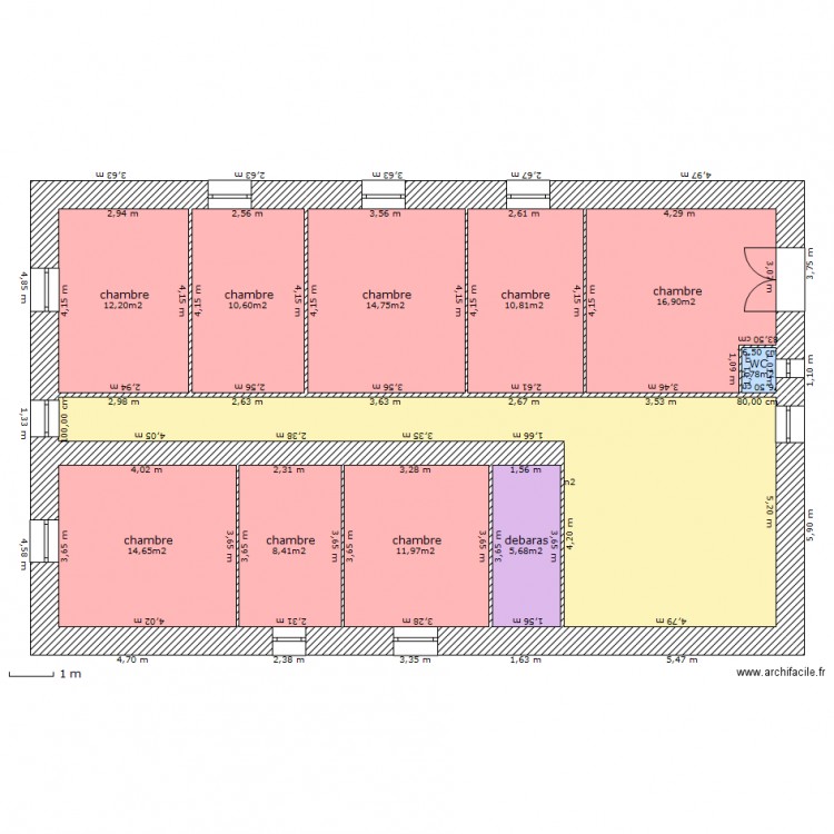 Plan. Plan de 0 pièce et 0 m2