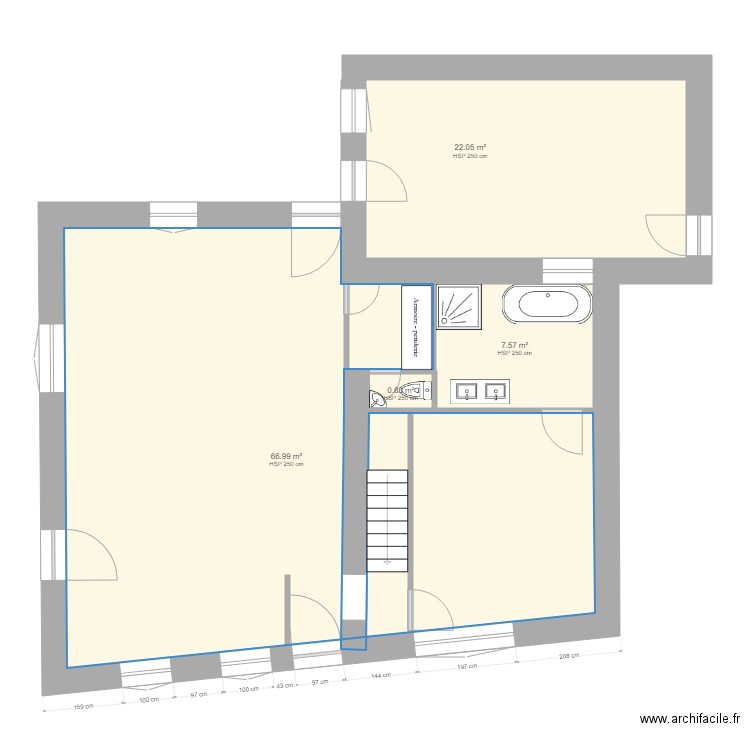 marrenne 2 BAIN RDC . Plan de 0 pièce et 0 m2