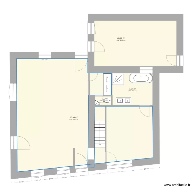 marrenne 2 BAIN RDC . Plan de marrenne 2 BAIN RDC . Plan de