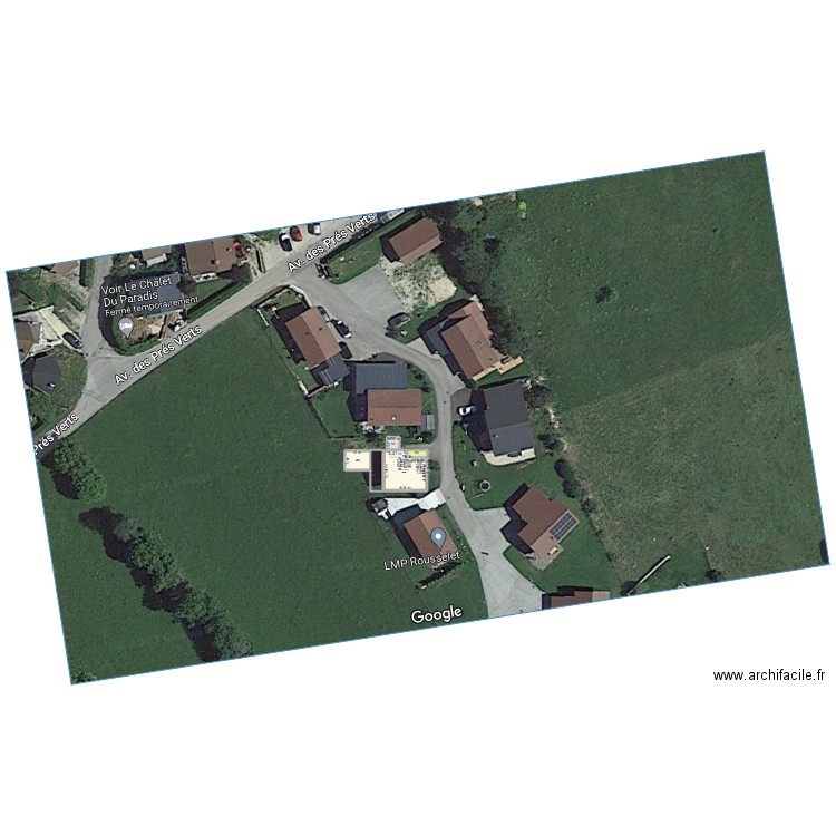 masse n. Plan de 4 pièces et 56 m2
