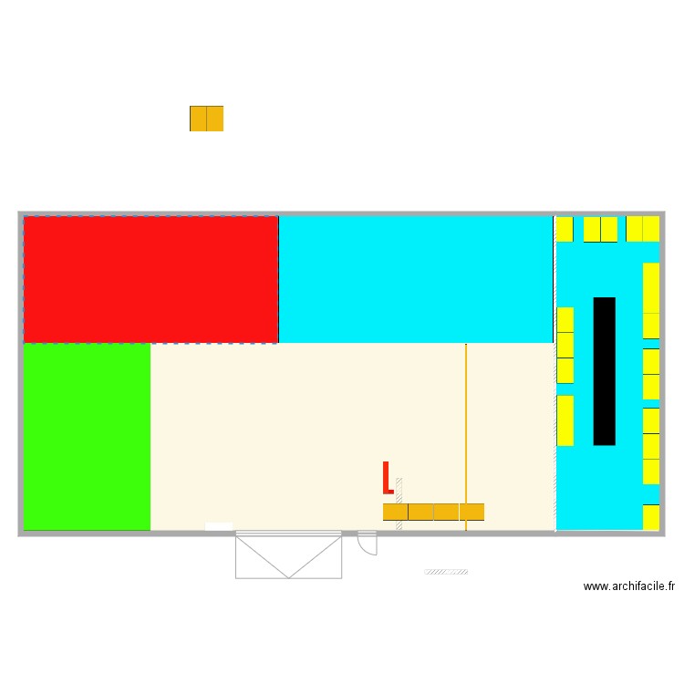 LOCAL. Plan de 0 pièce et 0 m2