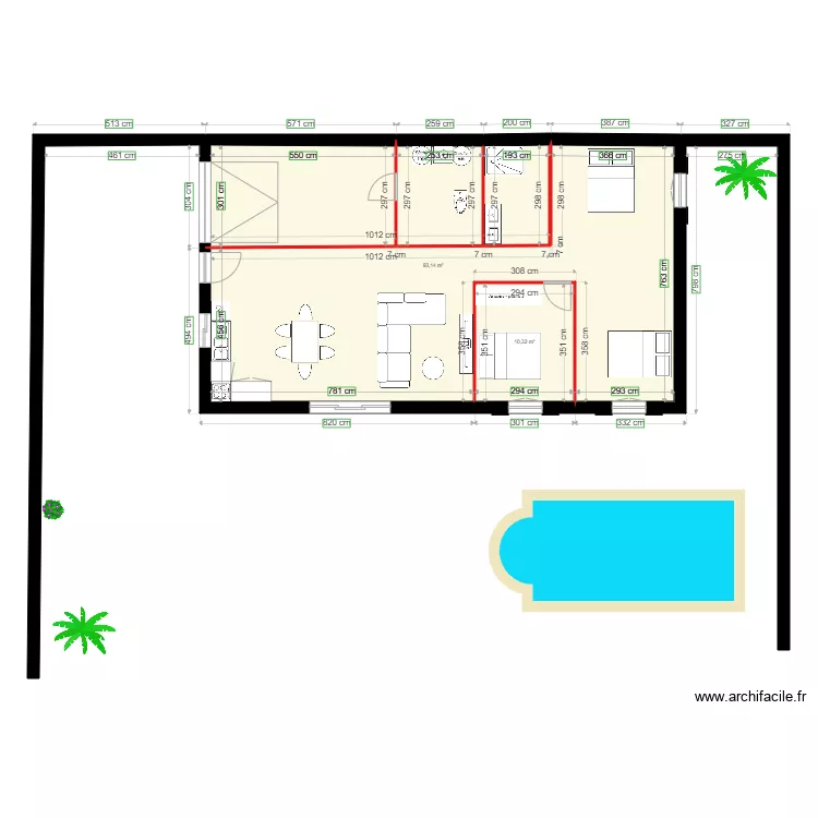 maison LAURENS. Plan de maison LAURENS. Plan de