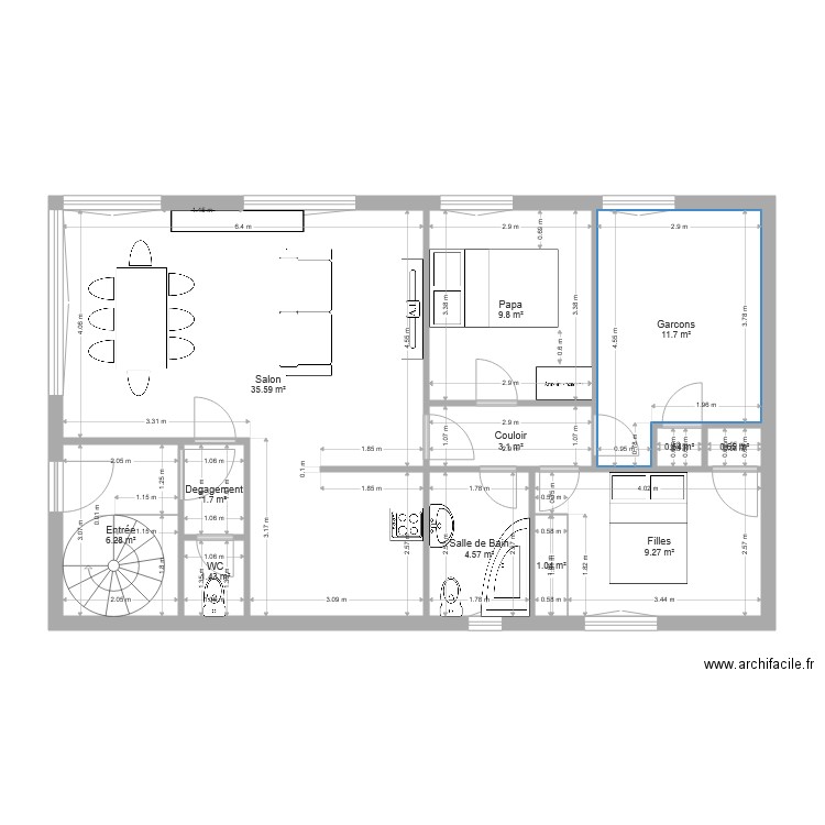 Maison Gevrey. Plan de 0 pièce et 0 m2