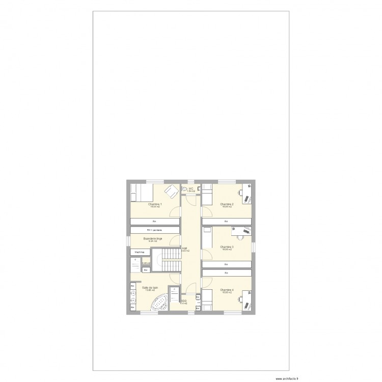 Maison Etage 8. Plan de 0 pièce et 0 m2