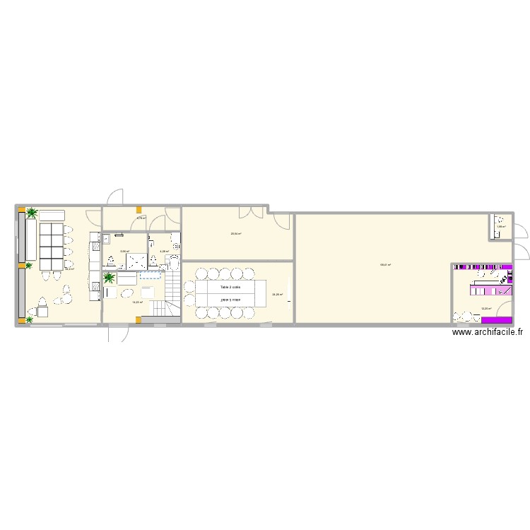 IDZIA RDC cuisine V4. Plan de 0 pièce et 0 m2