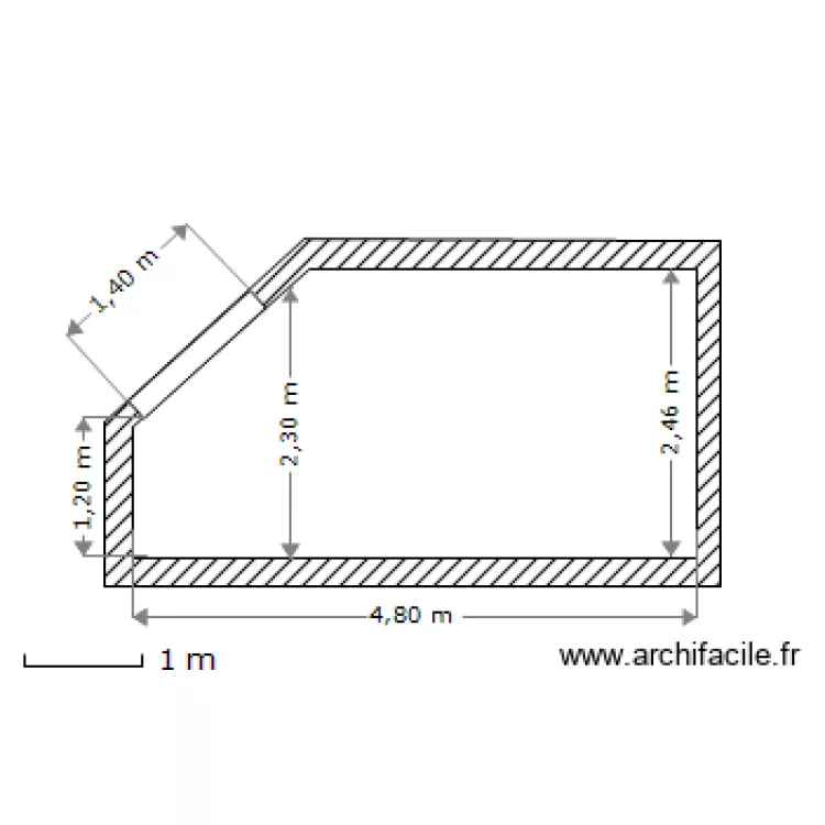 PU2013-127 Coupe Sejour Velux 134 X 140. Plan de 