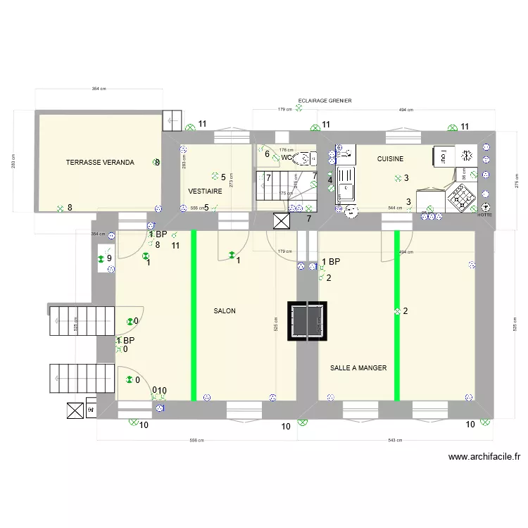 PLANRDC5 ELECTRICITE. Plan de 