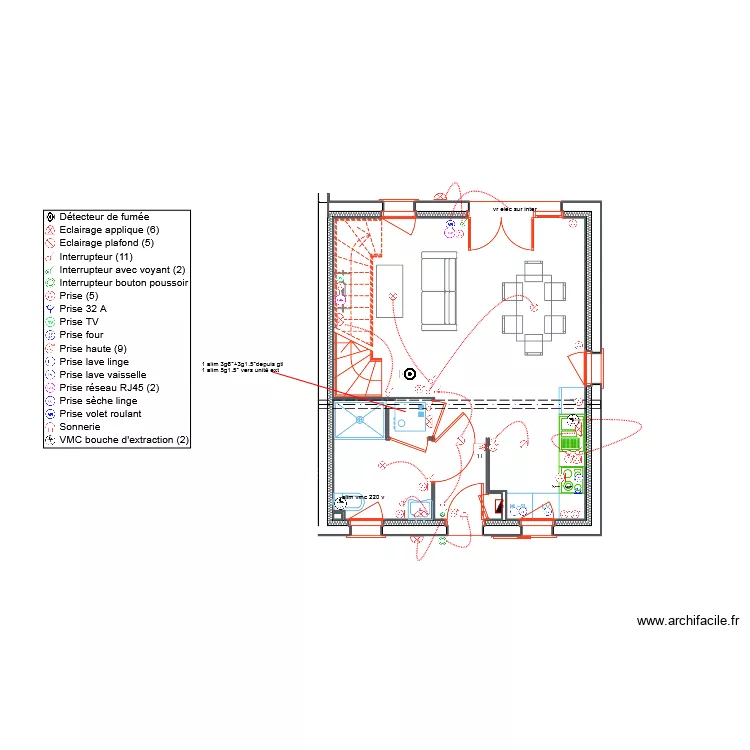 illettes LOT 37 logement 09 RDC. Plan de 