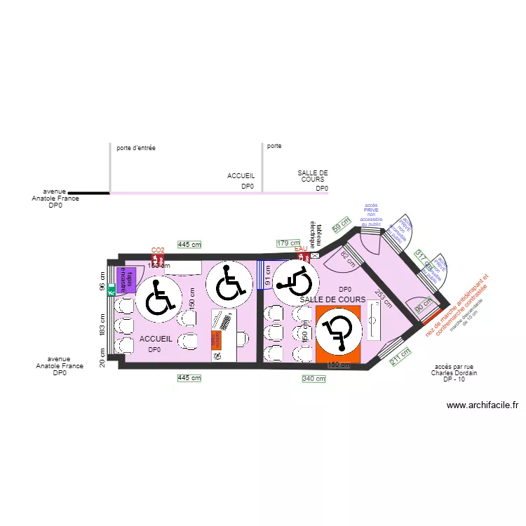 PERMIS CHOUETTE APRES TRAVAUX. Plan de PERMIS CHOUETTE APRES TRAVAUX. Plan de