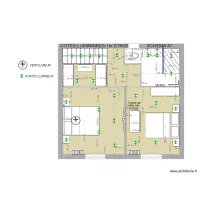 1er Etage cotes luminaires