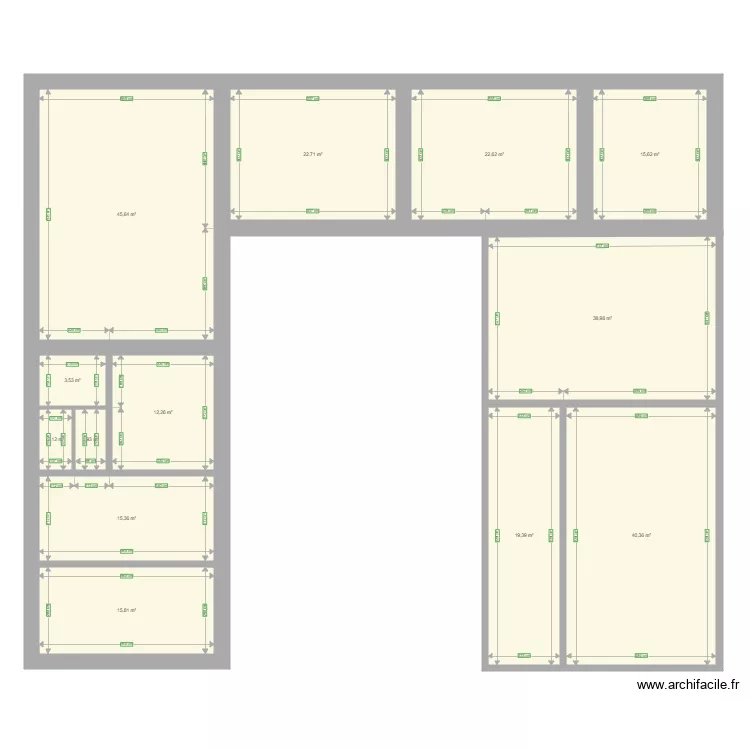 plan maison villier . Plan de 