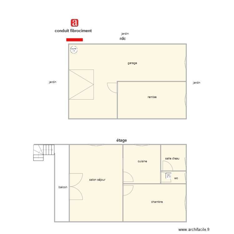 olive am 1140. Plan de 7 pièces et 114 m2