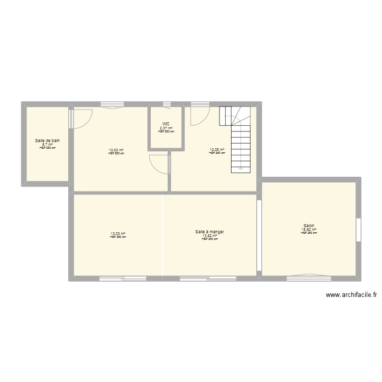 Maison. Plan de 0 pièce et 0 m2