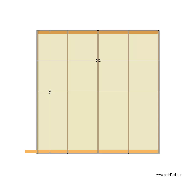Plate forme astronomique 01. Plan de 