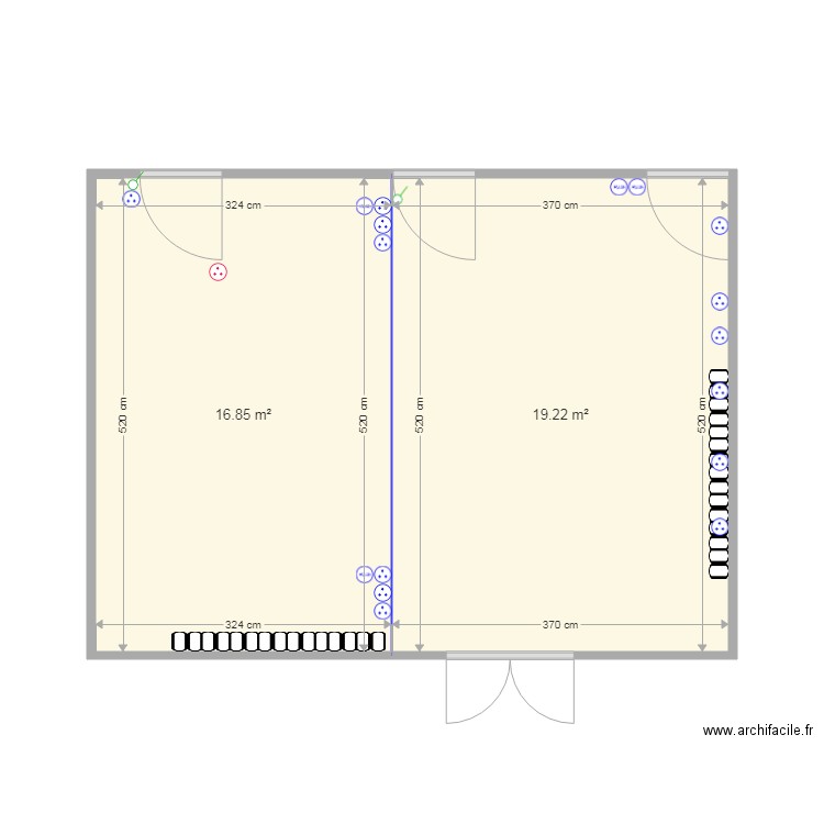 Bureau Moyen Generaux. Plan de 0 pièce et 0 m2