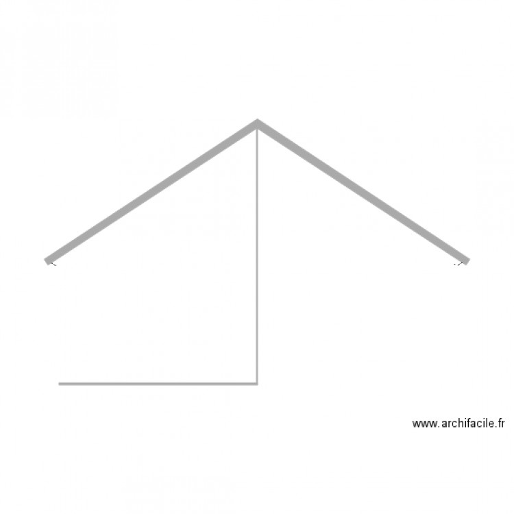 Pignon  Face. Plan de 0 pièce et 0 m2