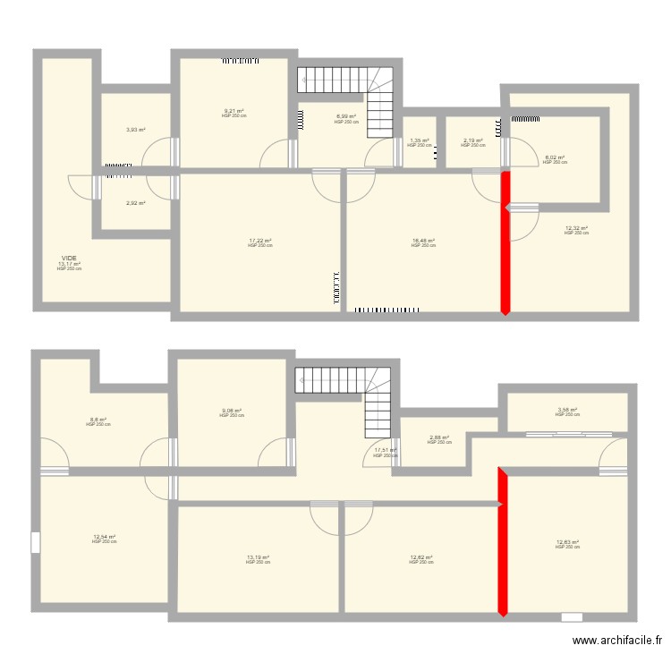 maison etage 2 v2. Plan de 0 pièce et 0 m2
