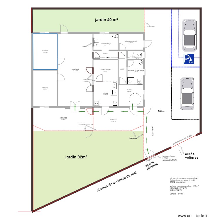 centre equestre masse. Plan de 0 pièce et 0 m2