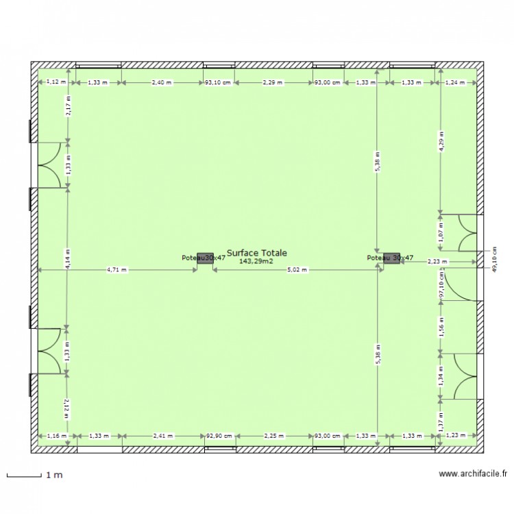 Formento Magali. Plan de 0 pièce et 0 m2