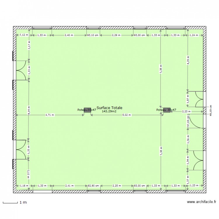 Formento Magali. Plan de 0 pièce et 0 m2