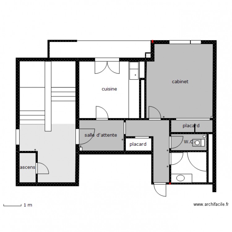 cabinet7. Plan de 0 pièce et 0 m2