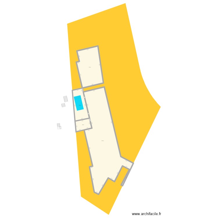 BREZOUT. Plan de 4 pièces et 382 m2