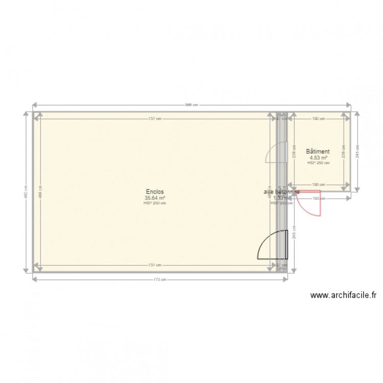 poulailler legta. Plan de 0 pièce et 0 m2