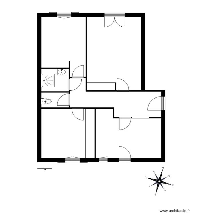 sopite 4 gauche. Plan de 