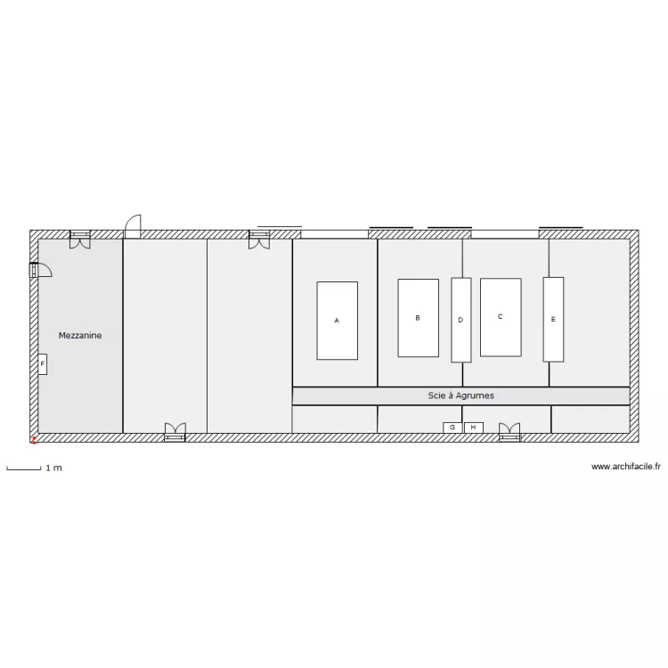 Atelier BASSY. Plan de 