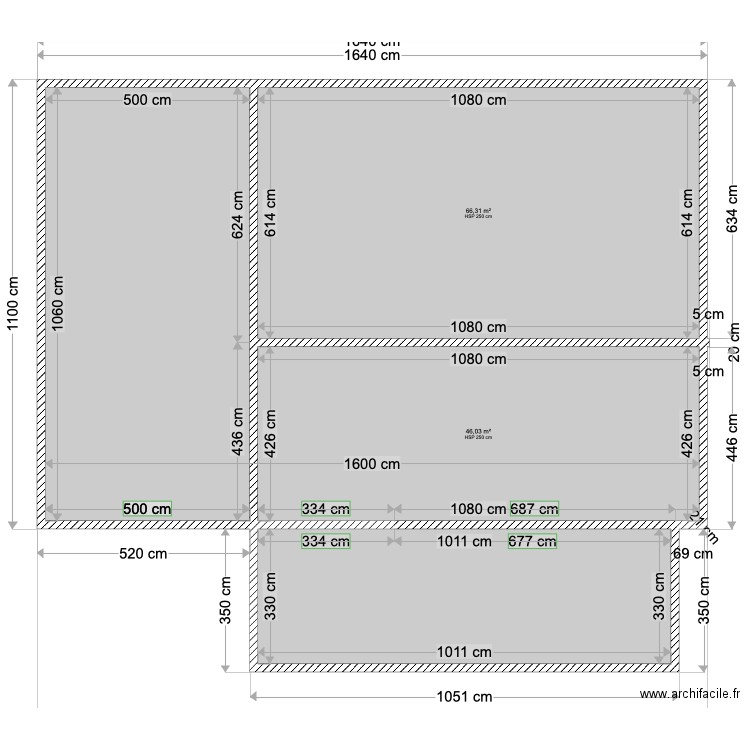projet mo. Plan de 0 pièce et 0 m2