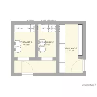 VESTIAIRE H ET F ET STOCKAGE BAT 3