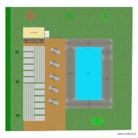 plan jardin piscine
