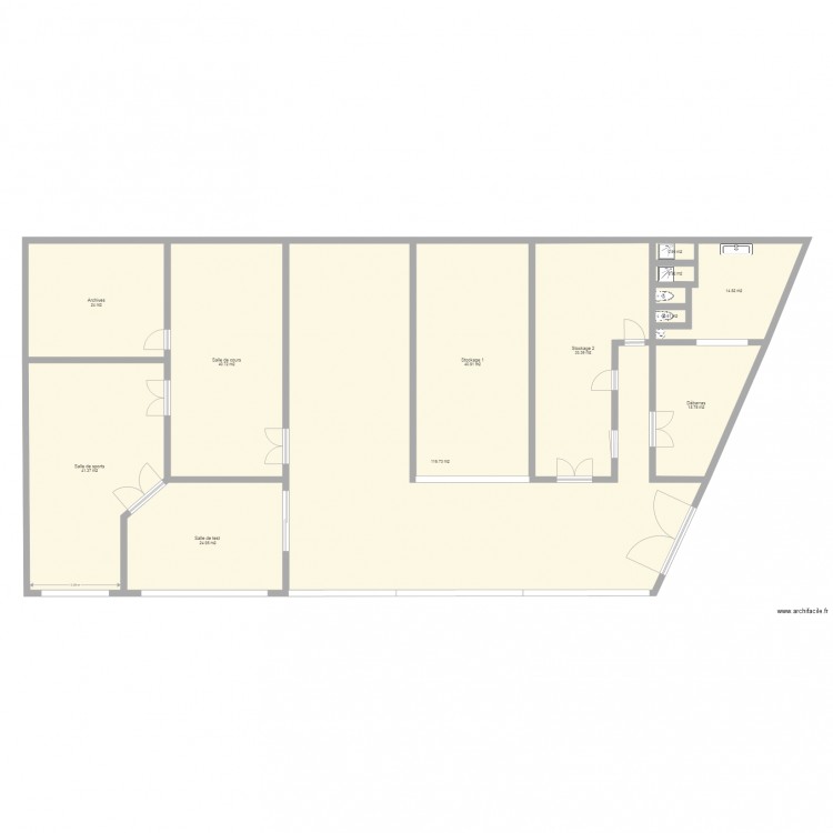 Ecole de formation Avant. Plan de 0 pièce et 0 m2