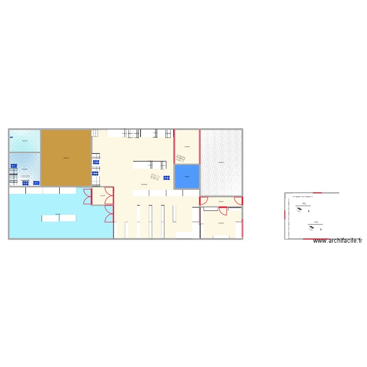 news usine. Plan de 0 pièce et 0 m2
