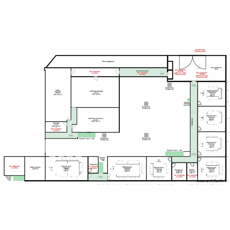 Greta Etage Aménagement. Plan de 0 pièce et 0 m2