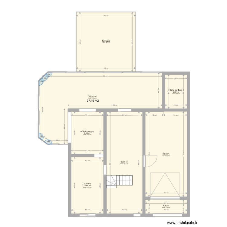 Maison bas 5. Plan de 0 pièce et 0 m2