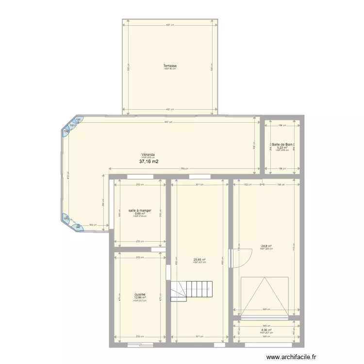 Maison bas 5. Plan de 