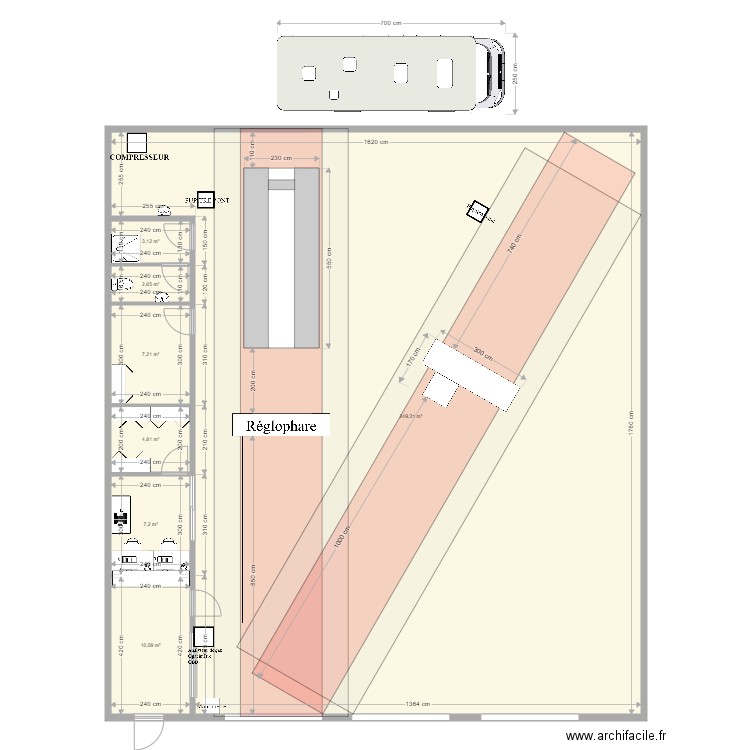 CCT VL RICHEMONT Y. Plan de 7 pièces et 284 m2