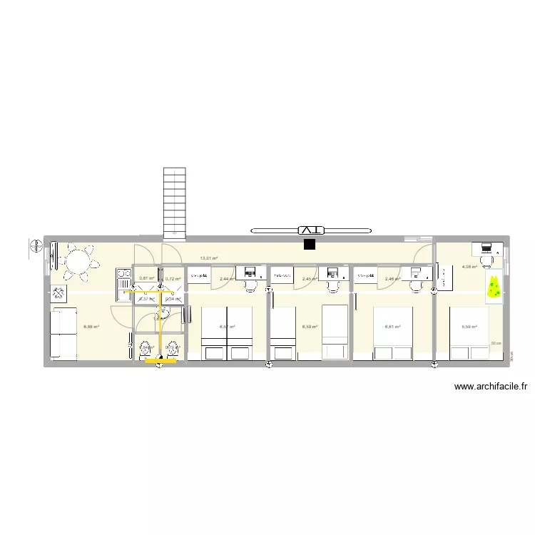 Bréziers étage. Plan de Bréziers étage. Plan de