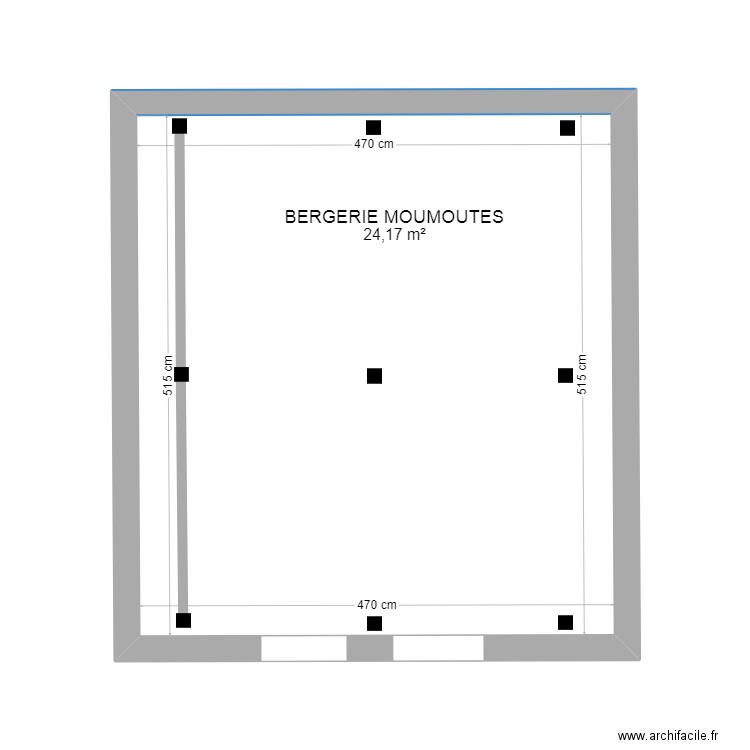 bergerie moumoutes. Plan de 0 pièce et 0 m2